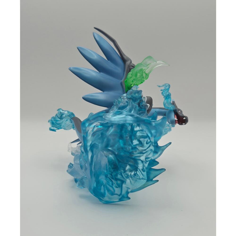 Pokemon Mega Charizard X Style PVC Display Figure Blue Flame Effect Statue - Picture 6 of 6